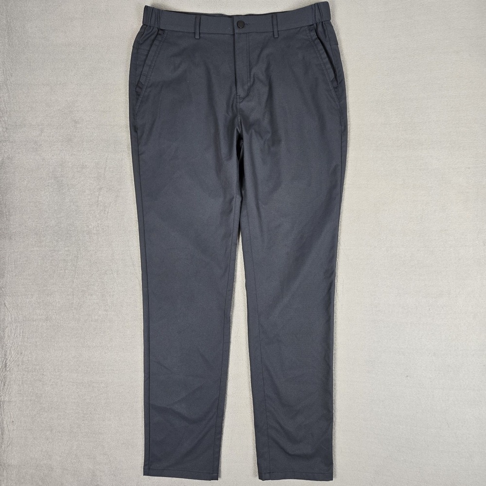 Jack Archer Jetsetter Pants Mens 34x34 Deep Blue Straight Fit Tech Trousers Golf